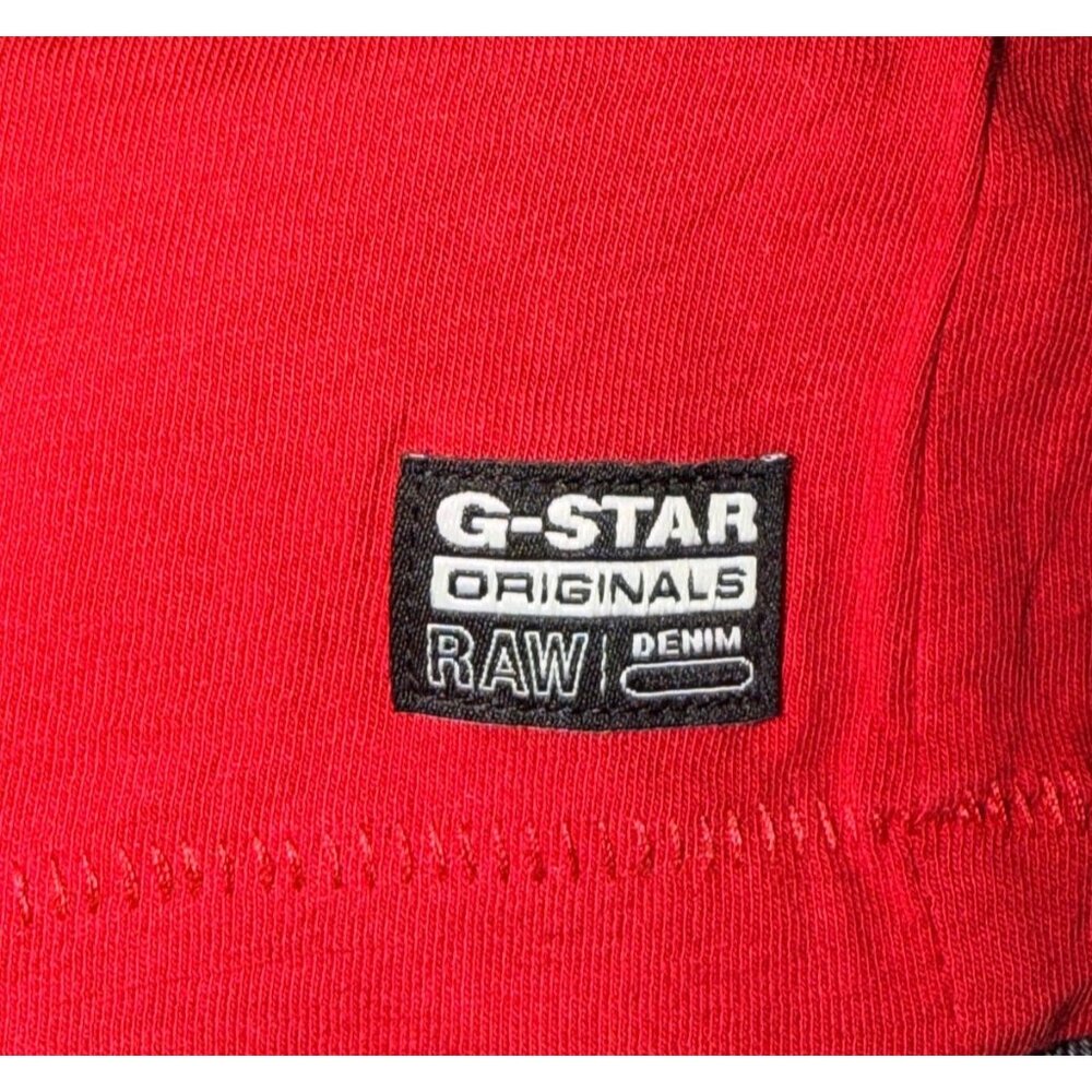 G-Star RAW Front Seam R Tee in Baron Red – Women’s Multiple Sizes (NWT) - Picture 5 of 12